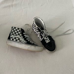 Vans SK8-Hi Platform Checkerboard